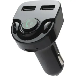 Comparateur de prix : BigBen Connected Double Chargeur voiture 2.4A avec transmetteur FM Noir