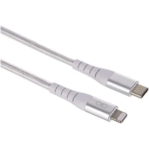 Câble Lightning FORCE POWER vers USB-C Renforcé 2m Blanc pas cher