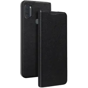 Comparateur de prix : Bigben folio - Etui à rabat pour téléphone portable - synthétique - noir - pour Samsung Galaxy A12