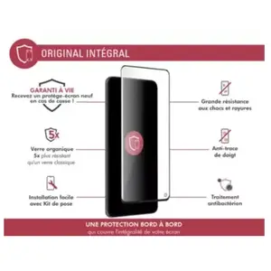 Protège écran FORCE GLASS Vivo X60P Organic intégral pas cher
