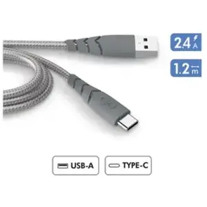 Comparateur de prix : Câble de charge renforcé USB-A vers USB-C Force Power 1.2 m Gris