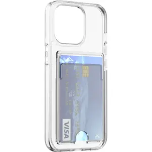Coque BIGBEN CONNECTED iPhone 14 Pro transparent porte-cartes