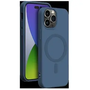 Comparateur de prix : Coque BIGBEN CONNECTED iPhone 14 Pro Max MagSafe silicone bleu