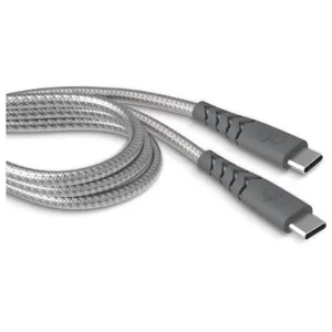 Comparateur de prix : Câble renforcé Force Power USB Type-C vers USB Type-C 2 m 3 A Gris