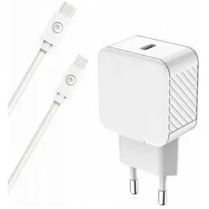 Comparateur de prix : Chargeur FORCE POWER 20W + cable USB-C / Lightning MFI 1.2m