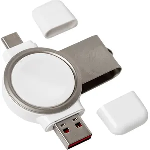 Bigben Connected Chargeur Induction Apple Watch 2.5W 2en1 USB A/C pas cher