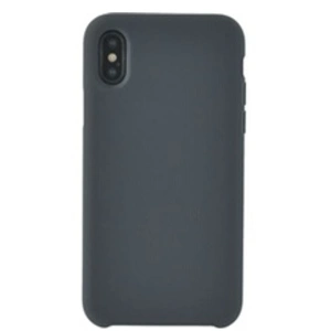 BigBen Connected Coque pour iPhone X/XS Rigide Soft Touch en Silicone Gris