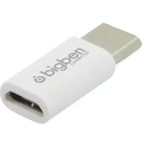 Comparateur de prix : Clé USB Bigben Connected Adaptateur USB C vers microUSB Blanc Bigben