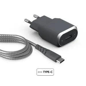 Comparateur de prix : Bigben Connected Kit Force Power Chargeur secteur rapide + Câble renforcé USB vers USB-C
