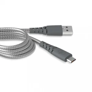 Comparateur de prix : Bigben Connected Câble Ultra-renforcé USB A/Micro USB 2m 2.1A Garanti à Vie Gris Force Power