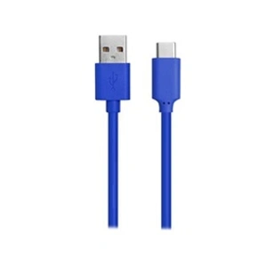 Bigben Connected WOW - Câble USB - USB (M) pour USB-C (M) - 3 A - 1 m - bleu pas cher