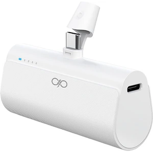 Powerbank - FORCE POWER - 5000 mAh - PD 20W - USB-C Intégré - Indicateurs LED Blanc