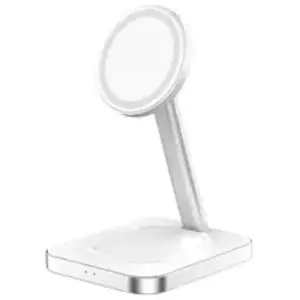 Chargeur induction 3 en 1 Force Power MagSafe 15W Garantie à vie Blanc pas cher