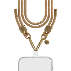 Comparateur de prix : FORCE CASE Bandoulière Téléphone Universelle Paillettes avec Mousqueton Dorée