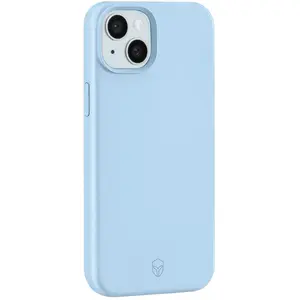 Coque FORCE CASE iPhone 15 Plus silicone bleu ciel pas cher