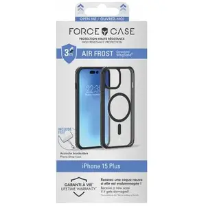 Comparateur de prix : Force Case Coque Renforcée AIR FROST MagSafe pour iPhone 15 Plus Noir