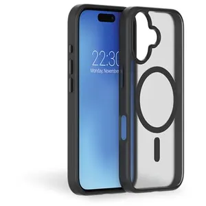 Comparateur de prix : Coque Renforcée Forcecase compatible MagSafe pour iPhone 16 Frost Noir