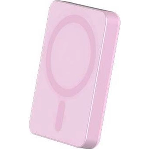 Powerbank 5000mAh Compatible MagSafe Induction 15W Rose Force Power pas cher