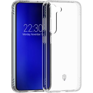 FR FORCE CASE Coque pour Galaxy S24 Plus Renforcée PULSE Inserts 3D Antichocs Transparent