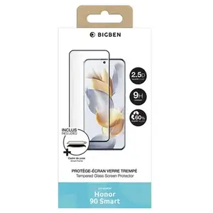 Comparateur de prix : BigBen Connected Verre trempe 2,5D Honor 90 Smart GRS + SmartFrame