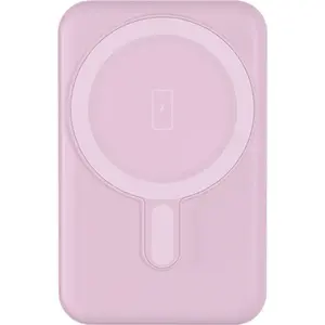 Comparateur de prix : Bigben Connected Batterie externe Bbc MagSafe 5000mAh Magnet USB A+C 10W Rose