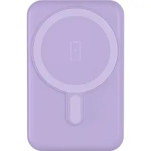 Comparateur de prix : POWERBANK MAGSAFE 5000MAH USB A+C 10W Violet