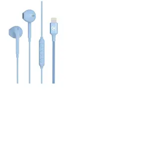 Ecouteurs filaires bouton Force Play Bleu pas cher