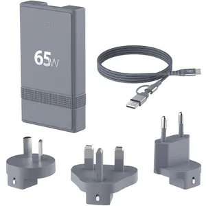 Chargeur + câble FORCE POWER de voyage 65W de voyage GaN USB-A + CVendu parboulanger