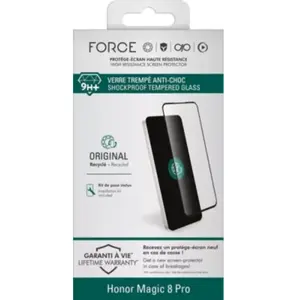 Comparateur de prix : Protège écran FORCE GLASS Honor Magic 8 Pro verre trempé