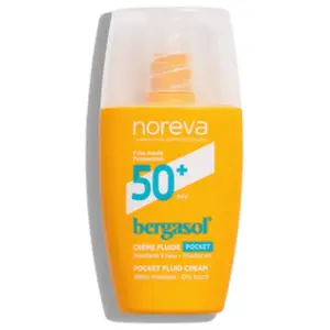 Bergasol Crème fluide invisible SPF50+ Pocket 30ml pas cher