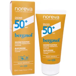 Bergasol Mousse flouteur SPF50+ 50ml pas cher