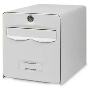 BURG WACHTER Boîte aux lettres Balthazar en acier galvanisé - 2 portes - BlancVendu paramazon