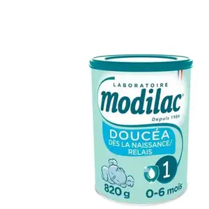 MODILAC Doucea Lait en poudre 1er âge 820g pas cher