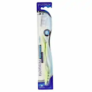 Elgydium brosse à dents blancheur medium pas cher