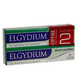 Elgydium Dents Sensibles lot de 2 x 75ml pas cher