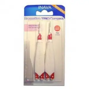 PIERRE FABRE Inava Brossettes Trio Compact Taille Unique Fine pas cher