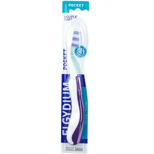 ELGYDIUM Pocket Brosse à Dents Souple Couleur aléatoire selon arrivages pas cher