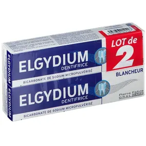Elgydium Blancheur Lot De 2 X 75 Ml pas cher