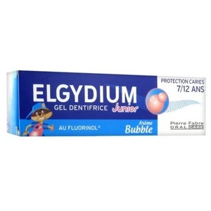 Elgydium Gel Dentifrice Junior Protection Caries 7/12 Ans Arôme Bubble... pas cher
