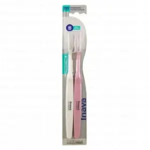 Comparateur de prix : Inava Brosse à dents Sensibilité 18/100 dents sensibles - Lot de 2