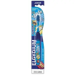 Comparateur de prix : Elgydium Junior 7/12 Ans - Brosse à Dents Enfant Bad Racoon