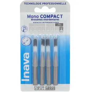 Comparateur de prix : Inava Brossettes 2.6mm Mono Compact Gris Espaces Tres Larges 4 unités