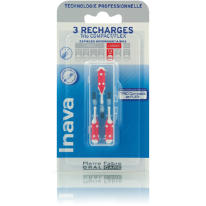 Inava Brossettes 3 Recharges Trio Compact/Flex Iso4 1,5 Mm RougeVendu paramazon