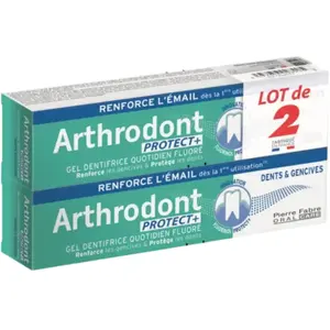 Comparateur de prix : ARTHRODONT Protect - Gel dentifrice fluoré 2 tubes x 75ml