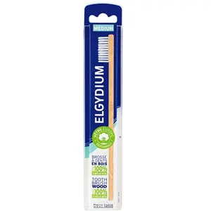 Elgydium Anti-Plaque Brosse à Dents en Bois Medium pas cher