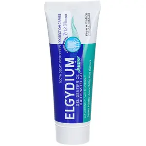 Comparateur de prix : ELGYDIUM Junior Gel Dentifrice Menthe douce 7/12ans 50 ml