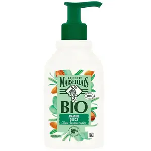 Le Petit Marseillais Crème de Savon Liquide BIO Pour les Mains - Amande Douce pas cher
