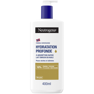Comparateur de prix : Neutrogena Hydratation Profonde Lait Enrichi en Huile 400ml