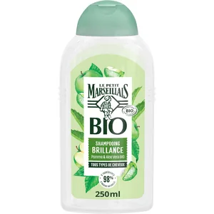 Comparateur de prix : Le Petit Marseillais - Shampooing Brillance certifié Bio Aloe Vera & Pomme Shampoing 240 ml unisex