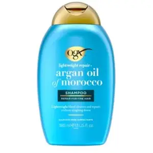 Comparateur de prix : OGX Argan Oil Of Morocco Lightweight Shampoo shampoing pour une hydratation et une brillance 385 ml